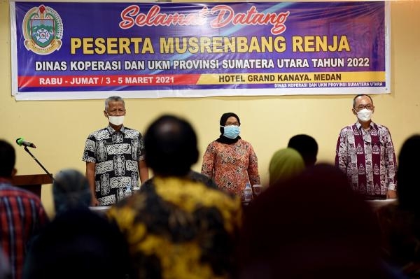 Buka Musrenbang Renja Dinas Koperasi dan UKM Sumut, Sekdaprov Dorong Keselarasan Program Provinsi dan Kabupaten/Kota